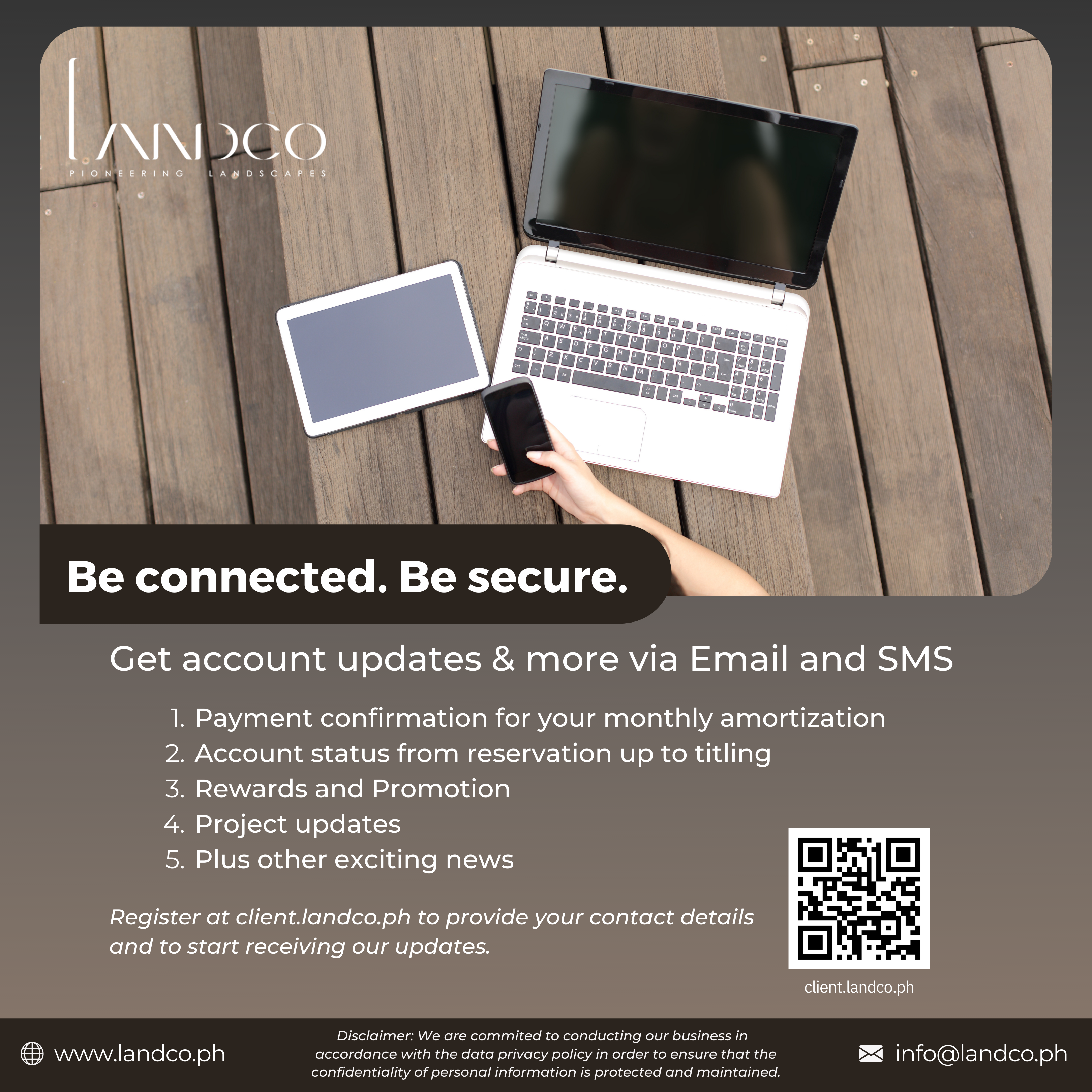 Landco Update Contact